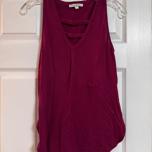 express one eleven maroon tank top - Picture 1 of 2